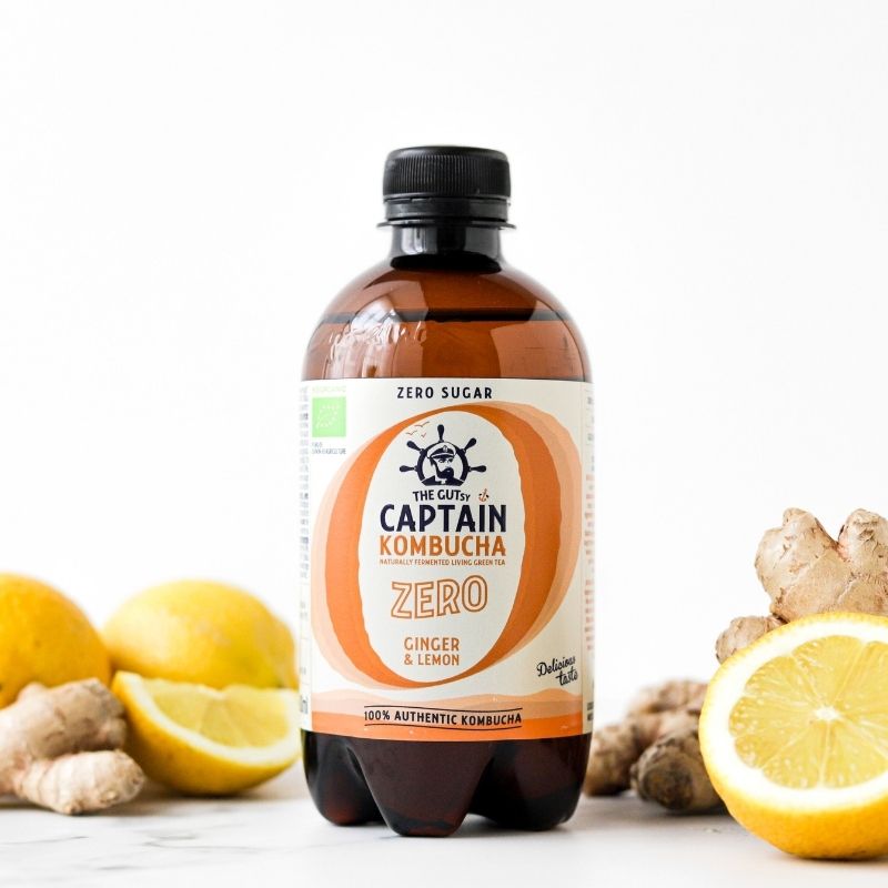 GUTsy Captain Kombucha Zero - Zkušební balení 4 x 400ml