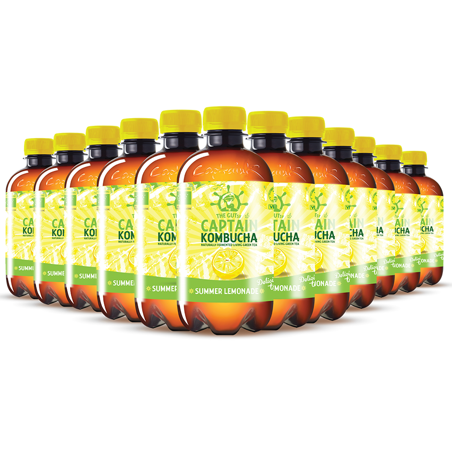 GUTsy Captain Kombucha - Letní limonáda 12 x 400ml