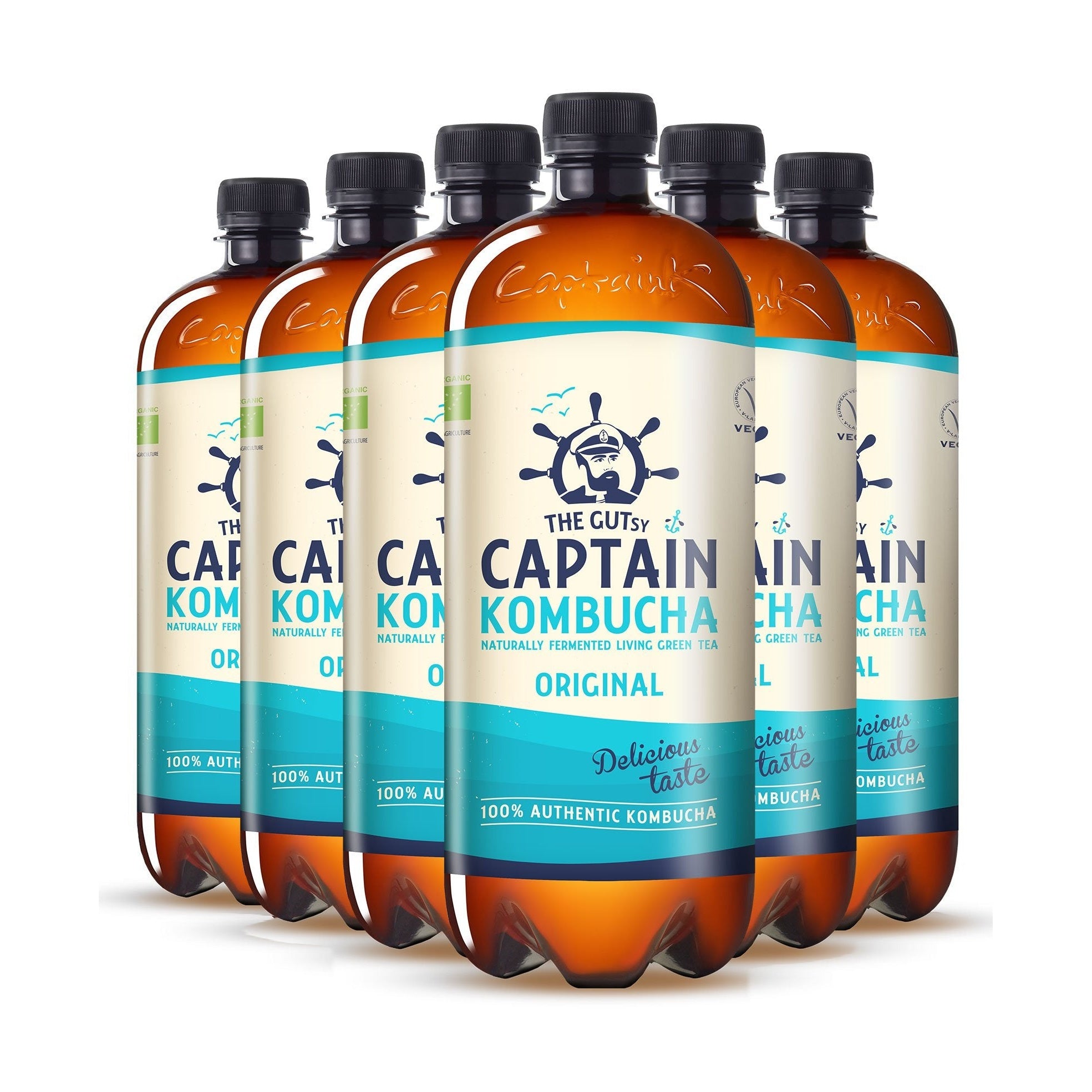 GUTsy Captain Kombucha - Originál 6 x 1L