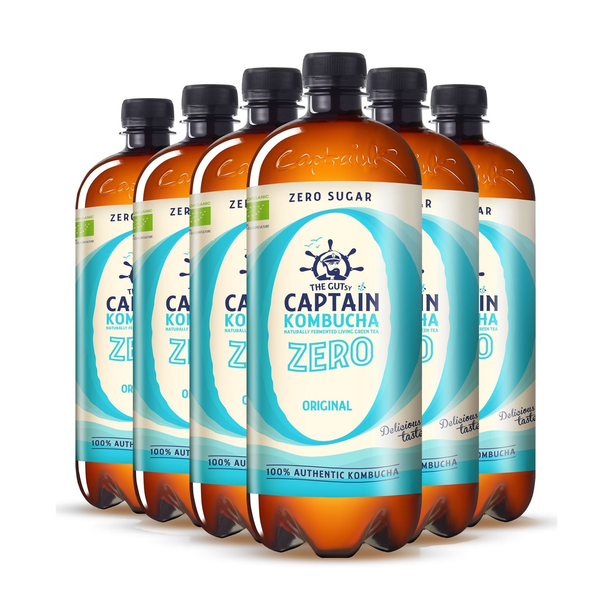 GUTsy Captain Kombucha Zero - Originál 6 x 1L