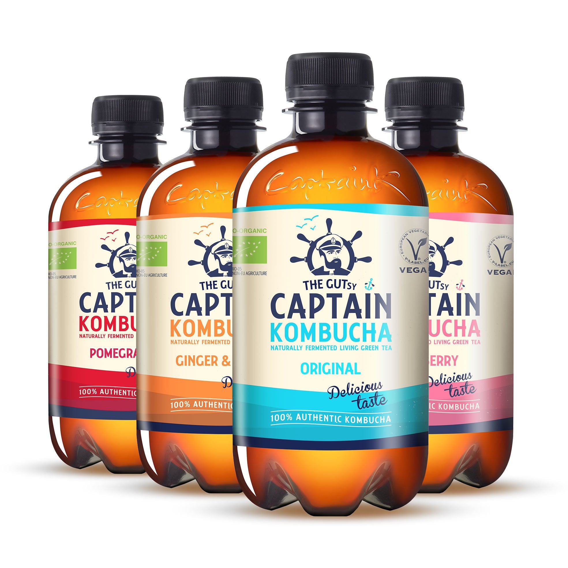 GUTsy Captain Kombucha - Zkušební balení 4 x 400ml