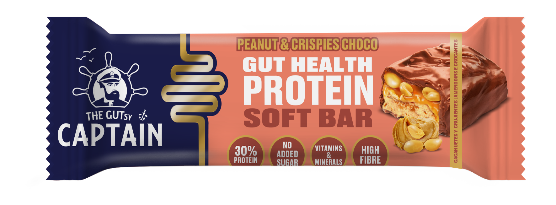 Gutsy Captain Proteinová tyčinka pro zdraví střev Mixbox - 6 x 50g